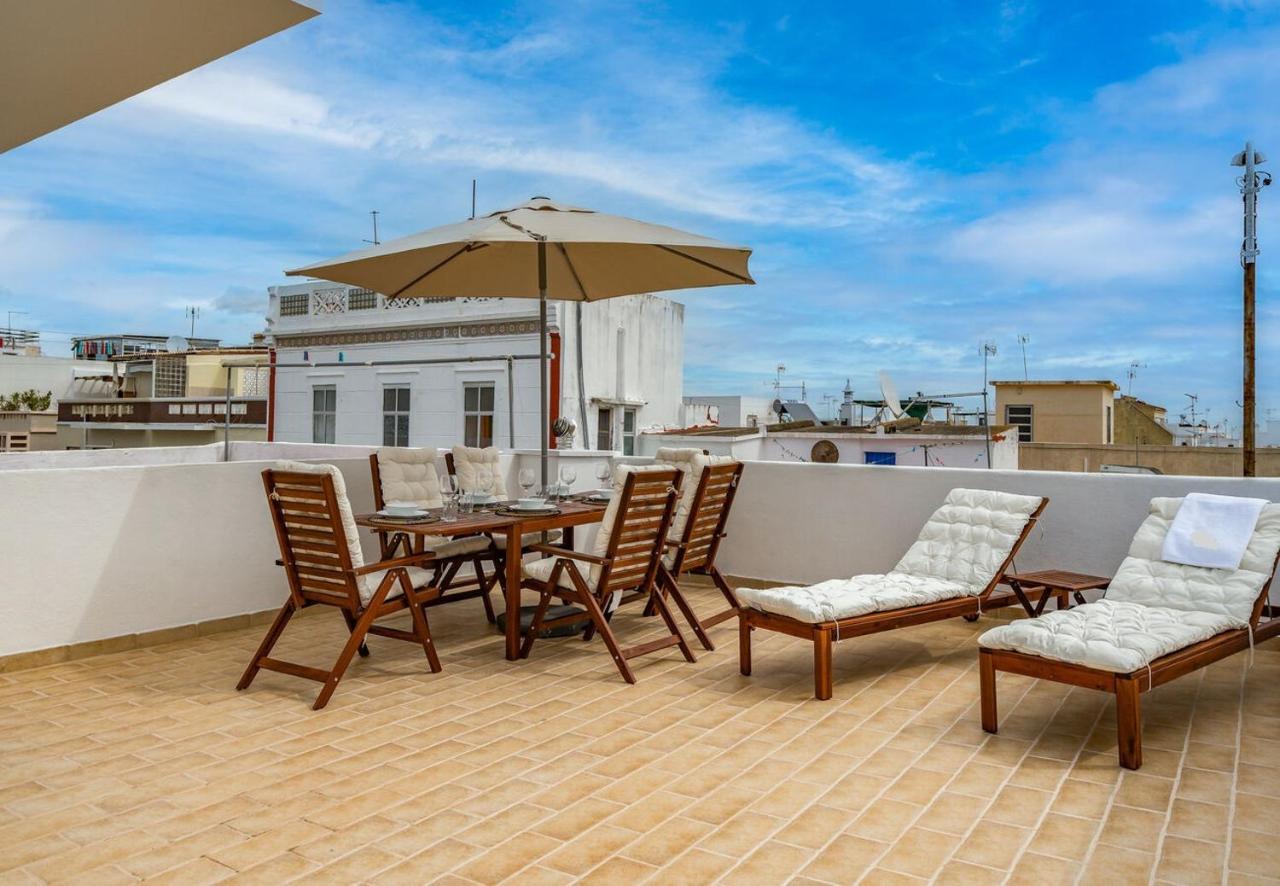 Tia Anica House I - Apartment With Terrace In Central Fuseta Beach Village Luaran gambar