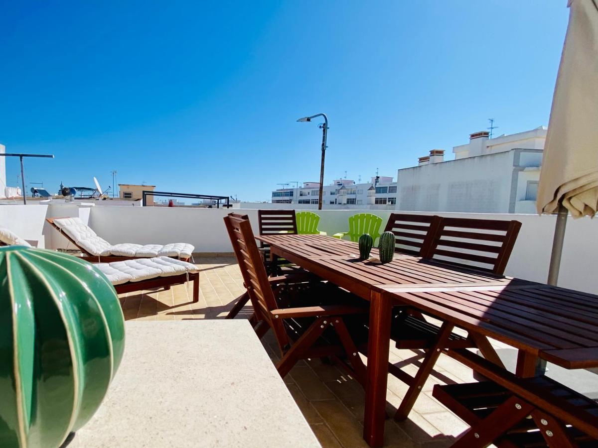Tia Anica House I - Apartment With Terrace In Central Fuseta Beach Village Luaran gambar