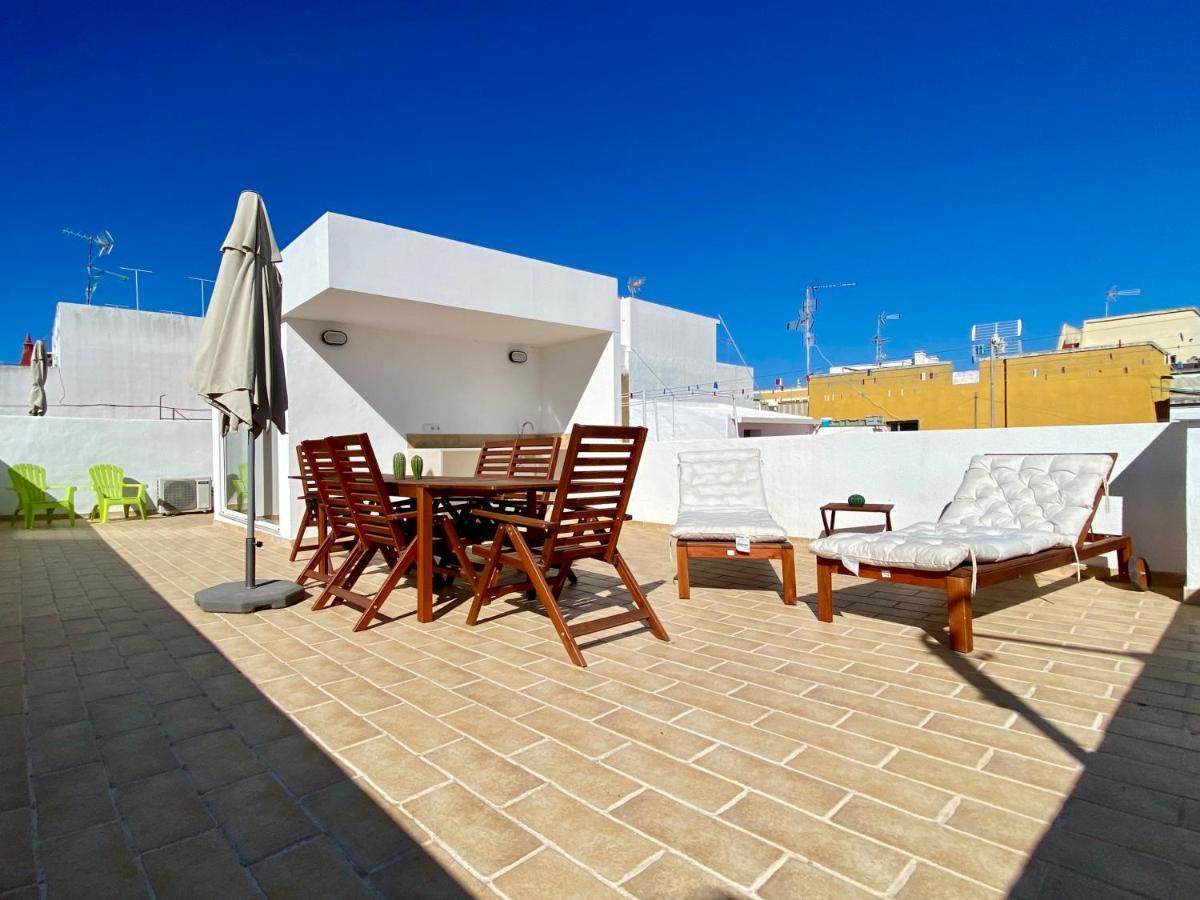 Tia Anica House I - Apartment With Terrace In Central Fuseta Beach Village Luaran gambar