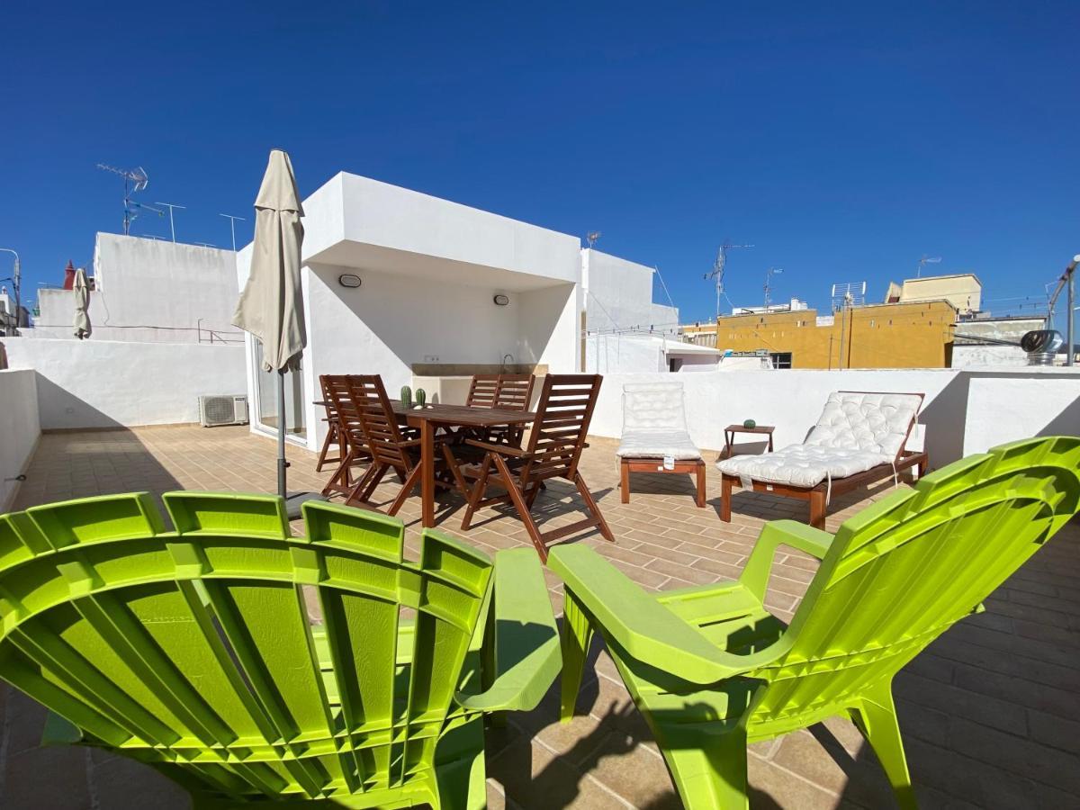 Tia Anica House I - Apartment With Terrace In Central Fuseta Beach Village Luaran gambar